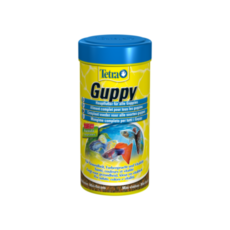 Tetra Guppy Mini zivju barība, pārslas, 100ml