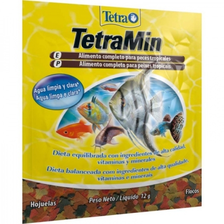 Tetra Min Sachet Корм для декоративных рыб, 12г