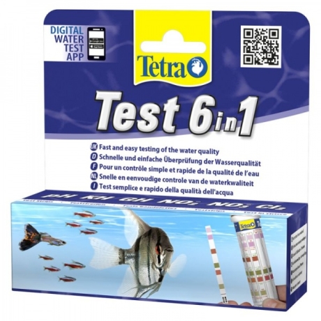 Тестовые полоски Tetratest Stripes 6 in 1