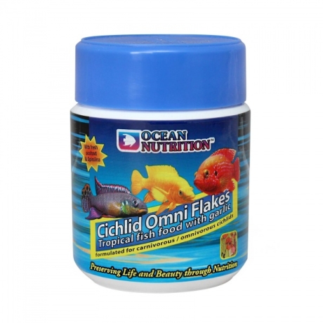 Ocean Nutrition Cichlid Omni pārslas, 34g