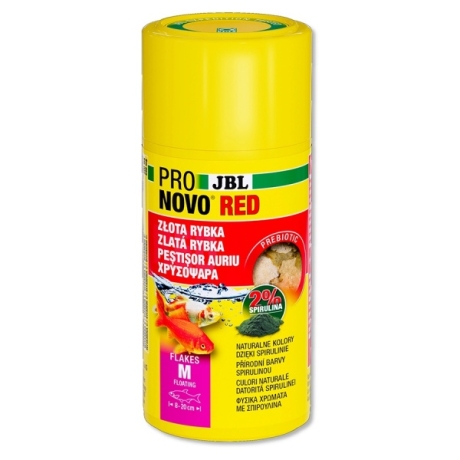 JBL Pronovo Red Flakes M 250ml - pārslu barība zelta zivtiņām