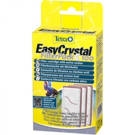 Easy Crystal Filter Pack C 100 Aktīvās ogles filtru sūkļu komplekts