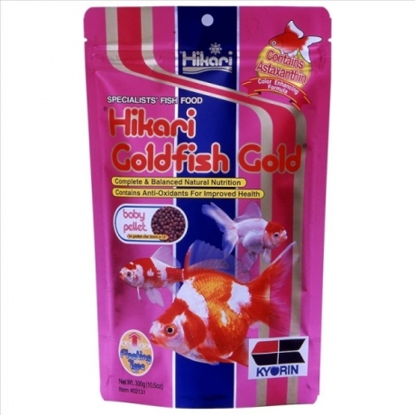 Hikari Goldfish Gold Baby полноценный корм для Золотых рыбок и декоративных Карпов (baby) 300g