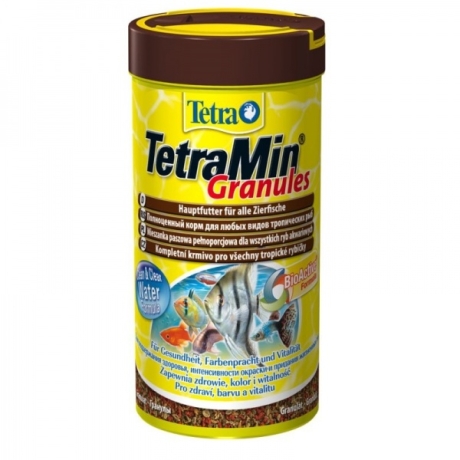 Tetra Min Granules корм для декоративных аквариумных рыб 250ml