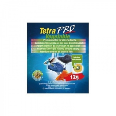 Tetra Pro Vegetable растительный корм для рыб-вегетарианцев 12g